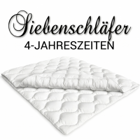 Siebenschläfer Bettdecke 4-Jahreszeiten Steppdecke...