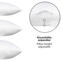 Siebenschläfer Seitenschläferkissen 40 x 145 cm Langes Kissen Mikrofaser-Füllung